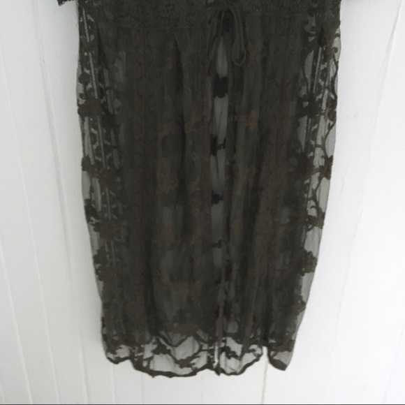 NWT Woven Heart Lace Kimono Duster Cardigan - Picture 3 of 4